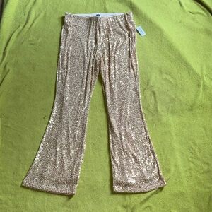 Gold Sequin Pants
